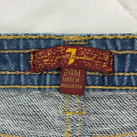 7 For All Mankind Toddler Jeans 24M Stretch Blue Denim - Picture 6 of 12